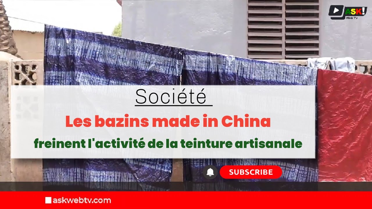 Les bazins made in China freinent l’activité de la teinture artisanale