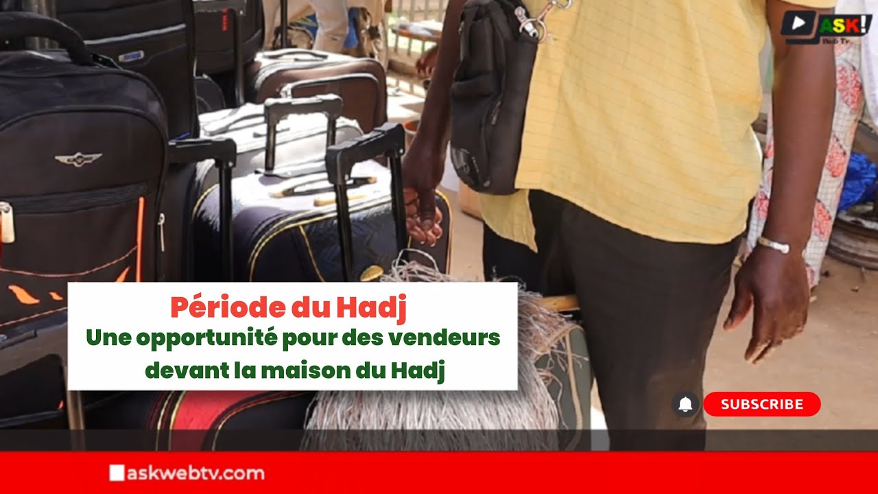 Période du Hadj, une opportunité pour des vendeurs devant la maison du Hadj