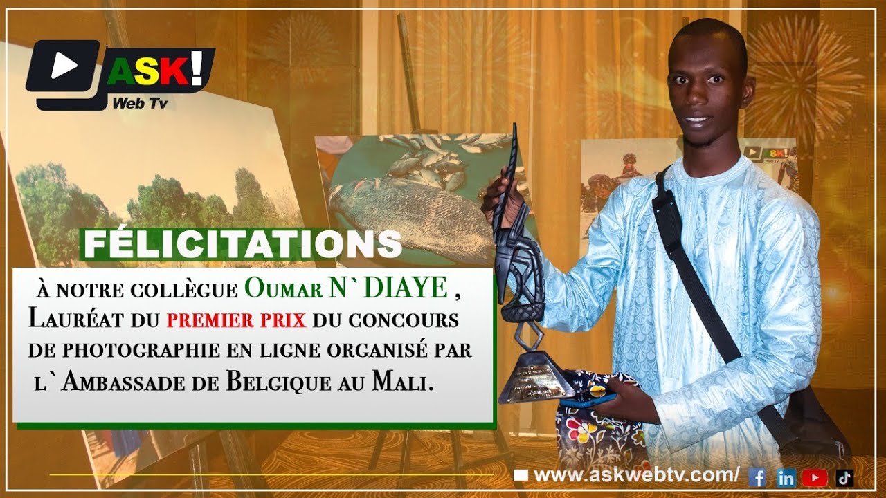 Concours de photographie en ligne : Oumar N’DIAYE remporte le premier prix