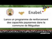 Lancement de la formation des COFOV en agroécologie paysanne. 